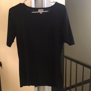 LulaRoe Gigi.  Black.  Worn once.